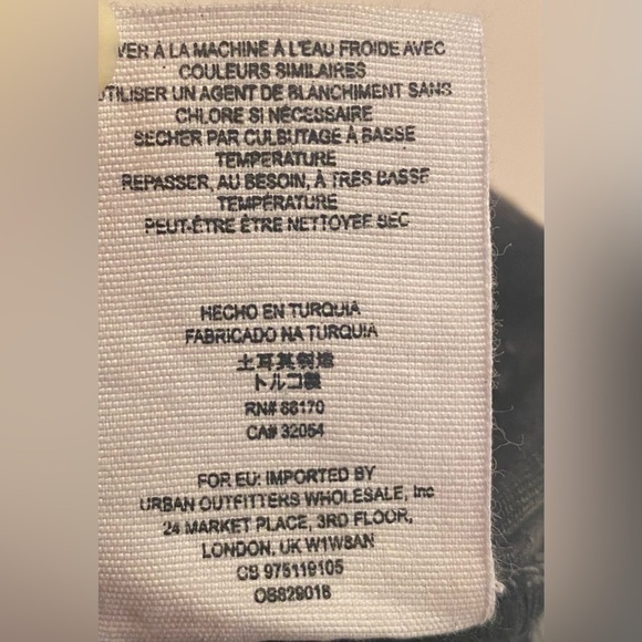 We The Free People Fringe Hem Light Black Skinny Jeans Size 26 - Picture 9 of 10